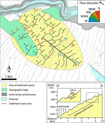 The Influence of Channel Planform and Slope Topography on Turbidity Current Overbank Processes: The Example of the Acquarone Fan (Southeastern Tyrrhenian Sea)